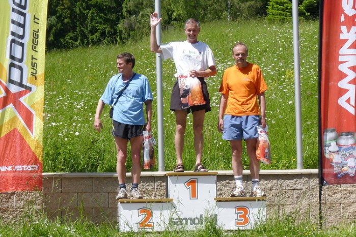 Popis: Muži C: 1 Bufka, 2 Trejbal, 3 Brunclík 